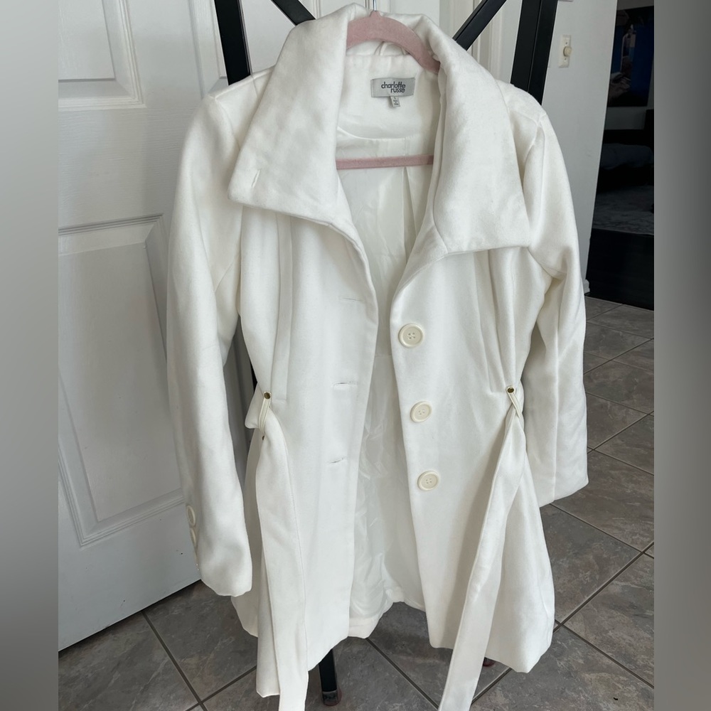 White trench coat